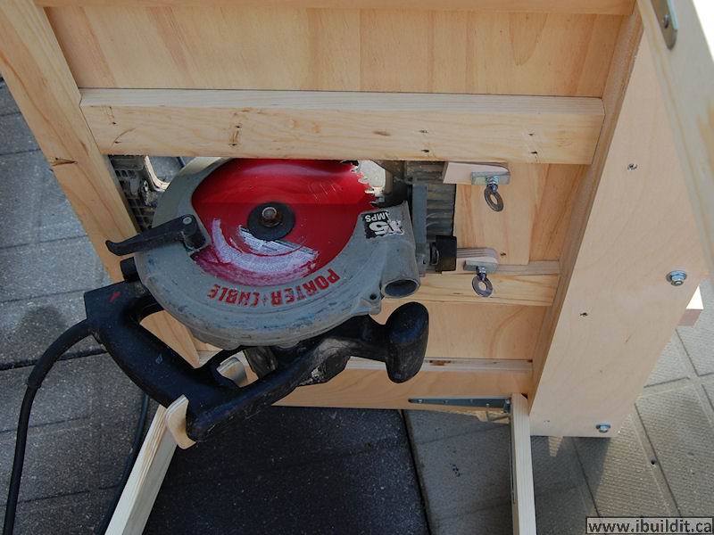 Mounted 2024 circular saw